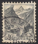 Stamps Switzerland -  Lago alpino de Säntis.
