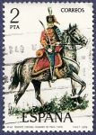 Stamps Spain -  Edifil 2452 Teniente coronel húsares de Pavía 2