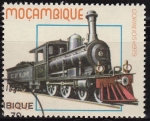 Stamps : Africa : Mozambique :  Mozambique 1987 Scott 658 Sello Nuevo Locomotoras Historicas Viejos Trenes Matasello de favor