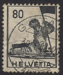 Stamps : Europe : Switzerland :  GUERRERO AGONIZANTE.