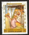 Stamps United Arab Emirates -  FUJEIRA - GIOTTO