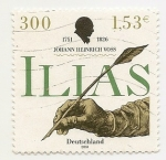 Stamps Germany -  Johann heinrich Voss