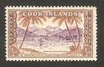 Sellos de Oceania - Nueva Zelanda -  islas cook - paso de ngatanglia