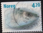 Sellos del Mundo : Europa : Noruega : NORUEGA 2000 Scott 1262 Sello Peces Arenques usado Norway Norvège Norge 