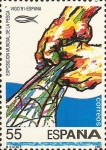 Stamps Spain -  EXPOSICION MUNDIAL DE LA PESCA