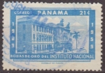 Stamps Panama -  PANAMA 1959 Scott 429 Sello Bodas de Oro del Instituto Nacional usado 