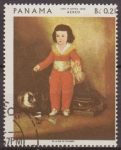 Stamps : America : Panama :  PANAMA 1959 Scott 481G Sello Nuevo Pinturas de Goya Correo Aereo Don Manuel Osorio Manrique Zuñiga