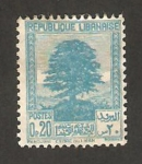 Stamps Lebanon -  cedro libanes