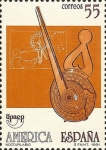 Stamps Spain -  AMERICA-UPAEP.VIAJES DEL DESCUBRIMIENTO