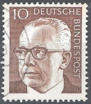Stamps : Europe : Germany :  basica Gustav Heinemann
