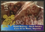Stamps ONU -  ARGENTINA - Cueva de las Manos, Río Pinturas