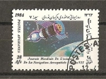 Stamps : Asia : Afghanistan :  Espacio.