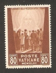 Stamps Vatican City -  ayuda a las victimas de la guerra