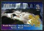 Sellos de America - ONU -  BRASIL - Parque Nacional de Iguazú