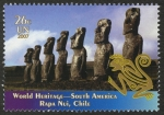 Sellos de America - ONU -  CHILE - Parque nacional de Rapa Nui 