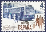 Stamps Spain -  Edifil 2561 Utilice transportes colectivos 4