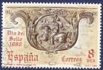 Stamps : Europe : Spain :  Edifil 2575 Día del sello 1980 8