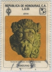 Stamps Honduras -  Escultura de Joven