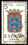 Stamps Spain -  Melilla