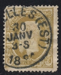 Stamps Belgium -  Rey Leopoldo II de Belgica.