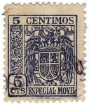 Stamps Spain -  Especial Movil