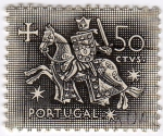 Stamps : Europe : Portugal :  Caballero de los  Cruzados