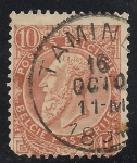 Stamps : Europe : Belgium :  Rey Leopoldo II de Belgica.