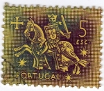 Stamps Portugal -  Caballero de los Cruzados