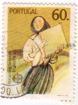 Stamps Europe - Portugal -  Tocadora de Adufe