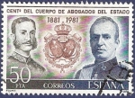 Stamps Spain -  Edifil 2624 Cuerpo de abogados del Estado 50