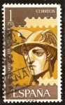 Stamps : Europe : Spain :  Dia mundial del Sello - Mercurio