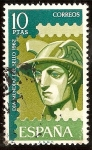 Stamps Spain -  Dia mundial del Sello - Mercurio