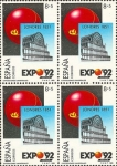 Stamps Spain -  exposicion universal de sevilla.exposicionesuniversales