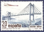 Stamps Spain -  Edifil 2636 Puente sobre la Ría de Vigo 20 aéreo