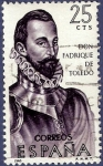 Stamps Spain -  Edifil 1678 Don Fadrique de Toledo 0,25