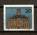 Stamps Germany -  DBP / Capitales / Sarrebruck