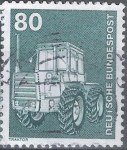 Stamps Germany -  Tractor.