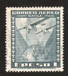 Stamps America - Chile -  CORREO AEREO DE CHILE