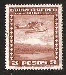 Sellos de America - Chile -  CORREO AEREO DE CHILE