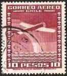 Stamps Chile -  CORREO AEREO DE CHILE