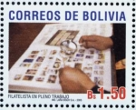 Sellos de America - Bolivia -  Dia del Filatelista