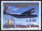 Stamps Bolivia -  50 Aniversario de la Fuerza Aerea Boliviana