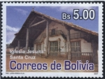 Stamps Bolivia -  Iglesias Jesuitas en Santa Cruz