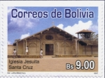 Stamps Bolivia -  Iglesia Jesuita en Santa Cruz