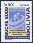 Sellos de America - Bolivia -  XVI Juegos Deportivos Bolivarianos - Sucre 2009