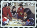 Stamps Bolivia -  30 años JICA en Bolivia
