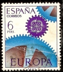 Stamps : Europe : Spain :  Engranajes - Europa CEPT