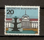 Stamps Germany -  DBP / Capitales / Wiesbaden