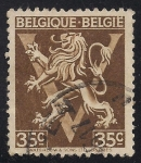 Stamps Belgium -  León Rampante.