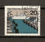 Stamps : Europe : Germany :  DBP / Capitales / Kiel